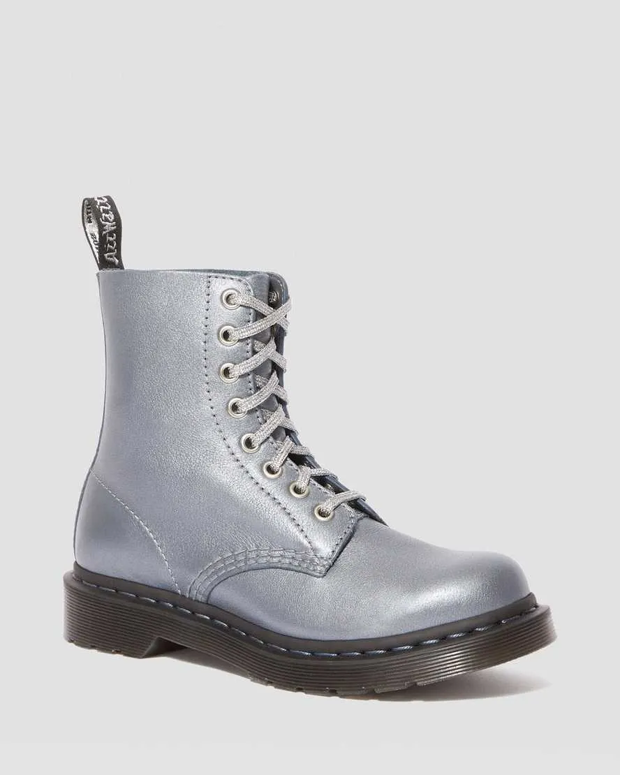 1460 Pascal Gunmetal Metallic Virginia Diva Boots