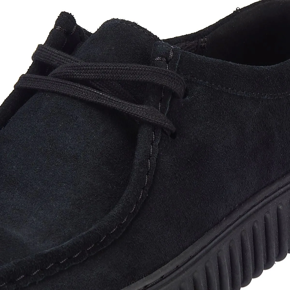 Clarks Main Torhill Men's Black Suede Shoes