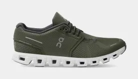 Cloud 5 Mens Running Shoes (Olive/White)