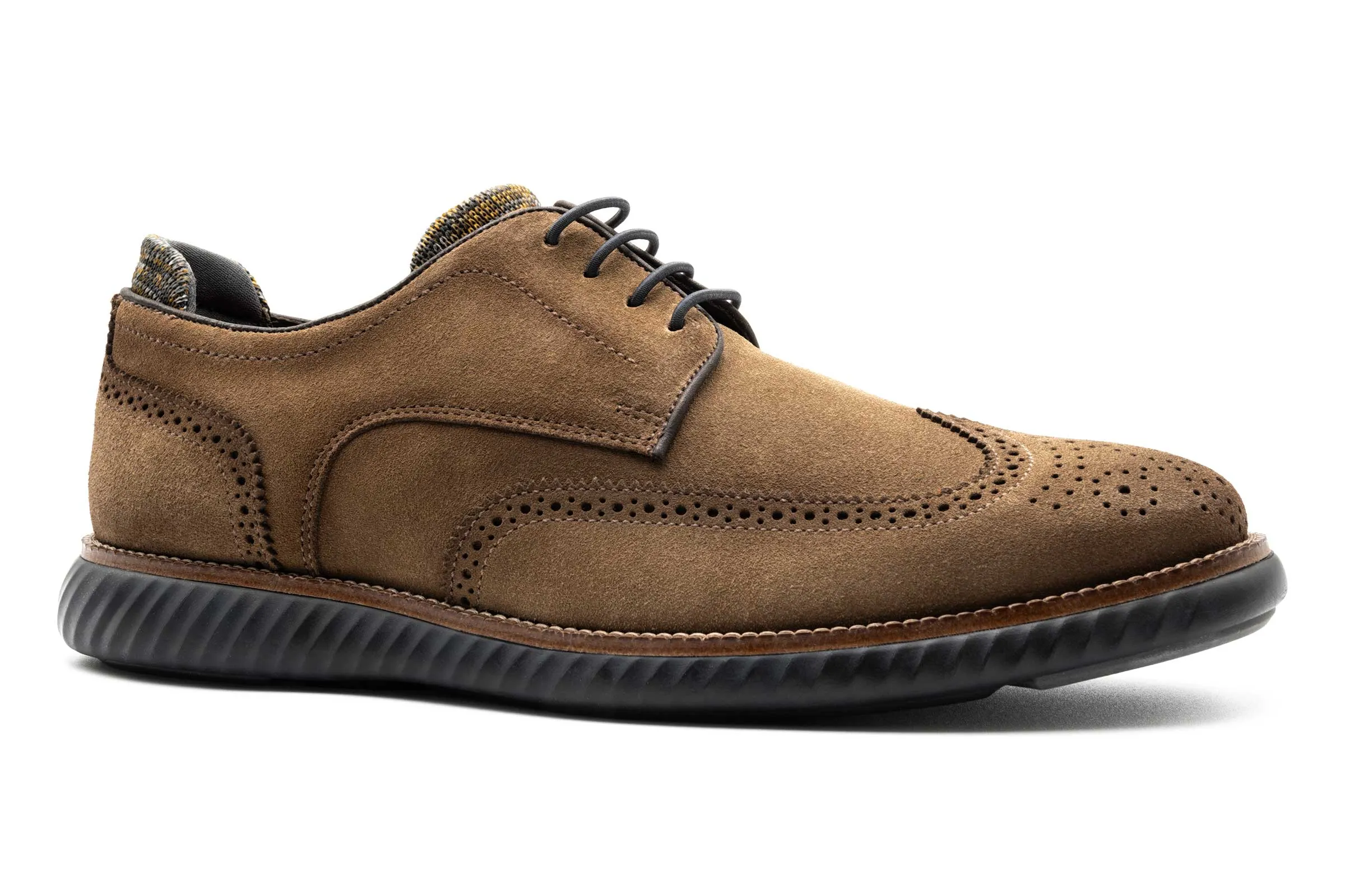 Countryaire Suede Wingtip - Earth