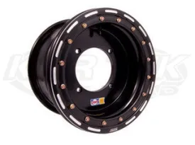 DWT UTV Ultimate Beadlock Wheels - Black 12"x8", 4 4, 4/156