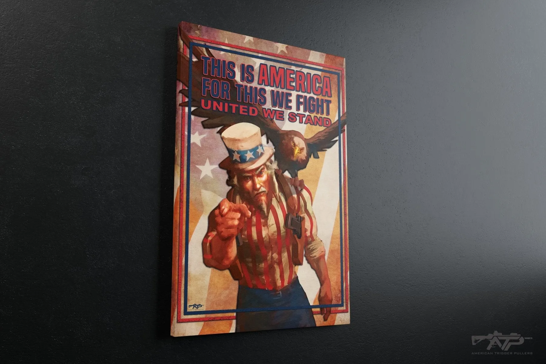 Jacked Uncle Sam Canvas