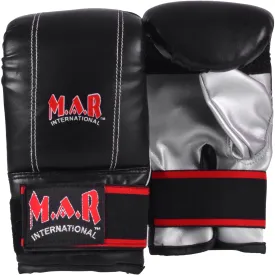 MAR-138 | Black & Silver Punching Mitt For Club Training