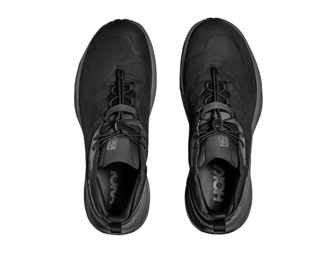 Men's Hoka Transport Chukka GTX Color: Black/Black