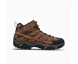 Men's Merrell Moab 2 Mid Waterproof Color: Earth