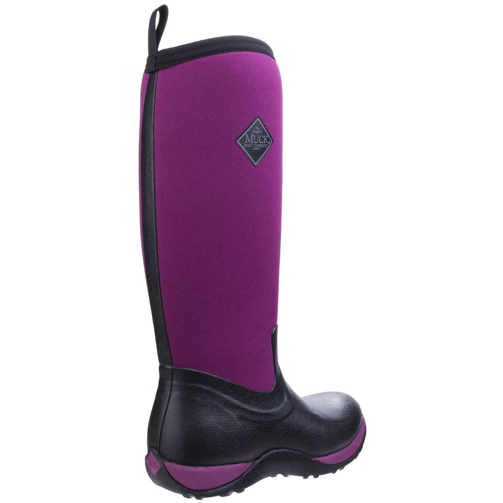 Muck Boots Arctic Adventure Neoprene Black/Maroon Wellington Boots