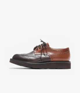 Multi-Tone Derby – Brown Leather