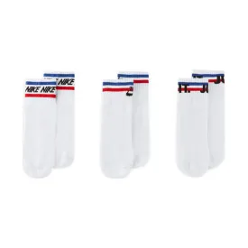 NIKE EVERYDAY ESSENTIAL ANKLE SOCKS (3 PAIRS) WHITE