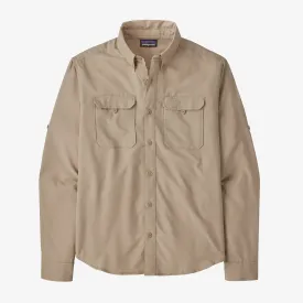 Patagonia Men's LS Self Guided Hike Shirt / Oar Tan