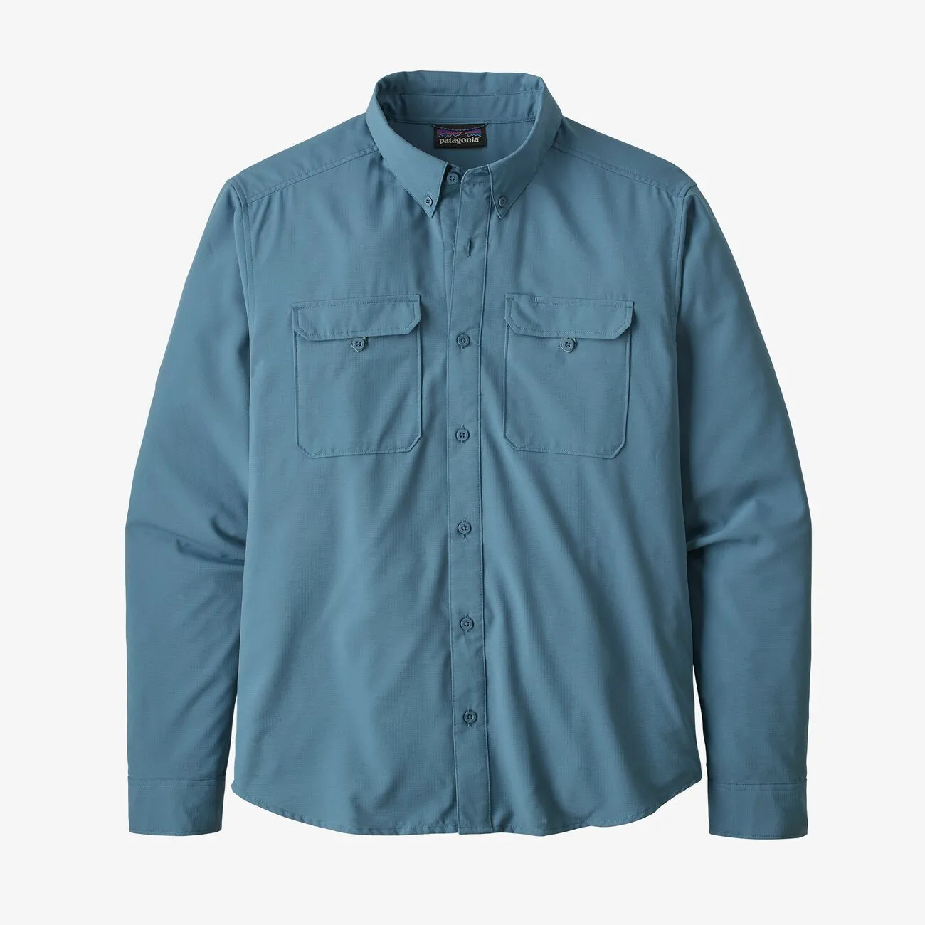 Patagonia Men's LS Self Guided Hike Shirt / Pigeon Blue