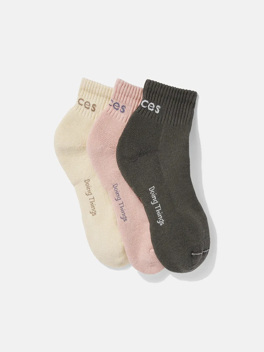 Rec Ankle Sock 3-Pack