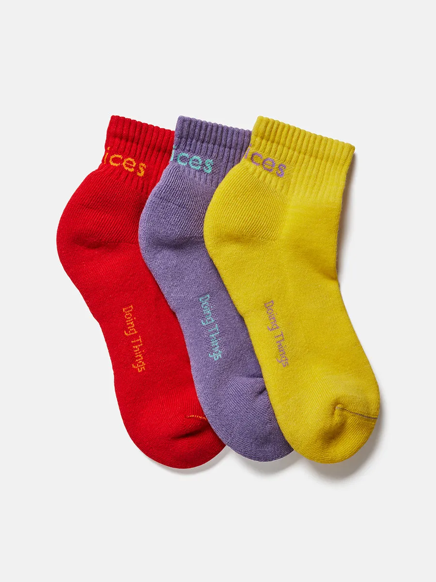 Rec Ankle Sock 3-Pack