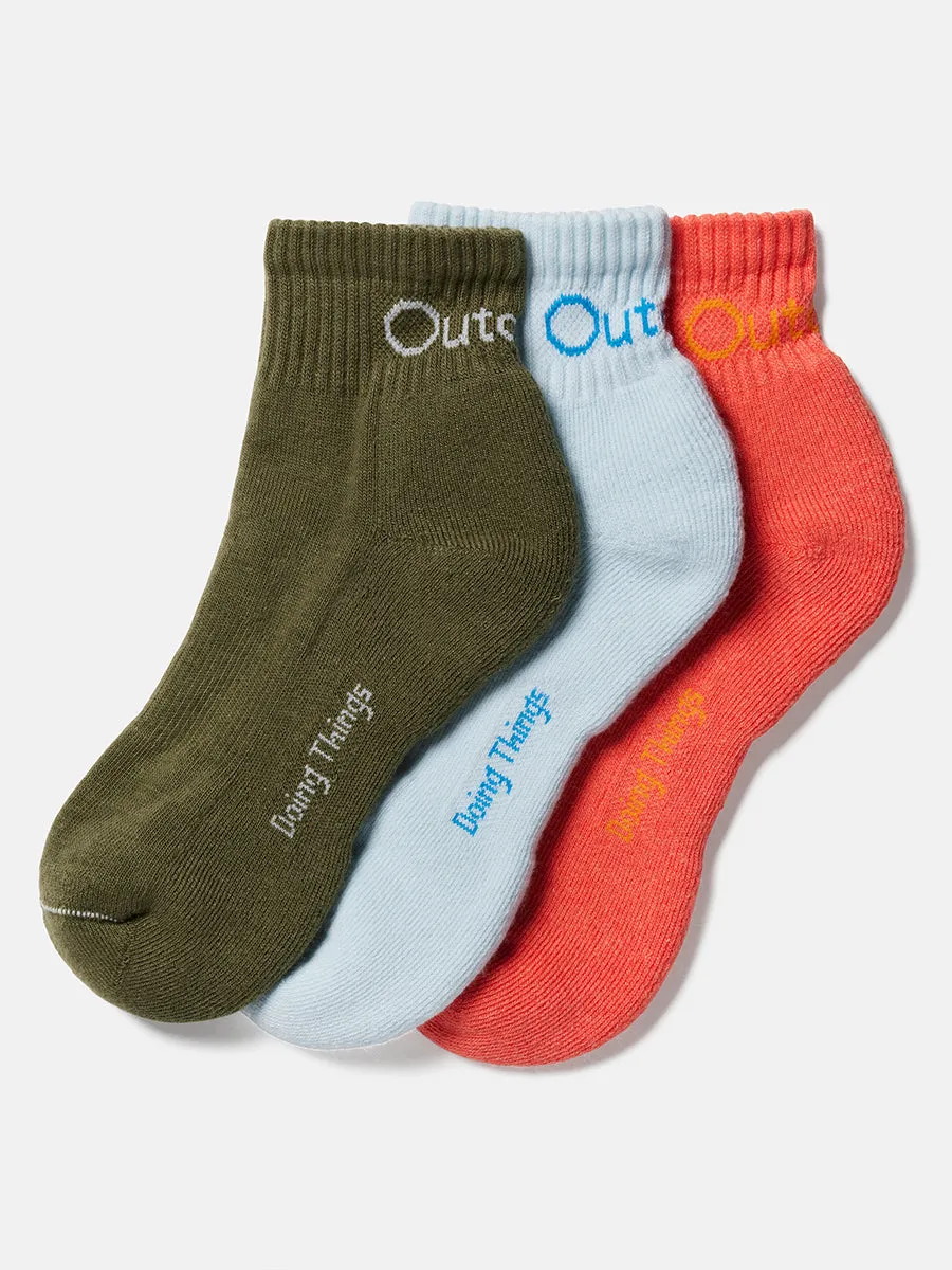 Rec Ankle Sock 3-Pack