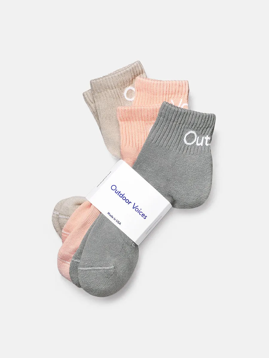 Rec Ankle Sock 3-Pack