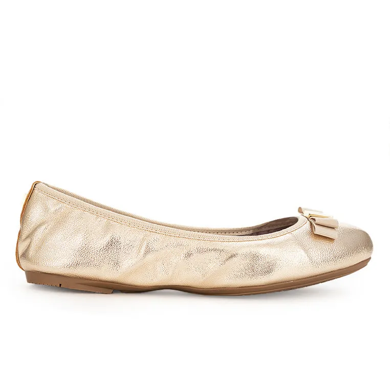 SHEA Ballet Flat Shoes - Gold