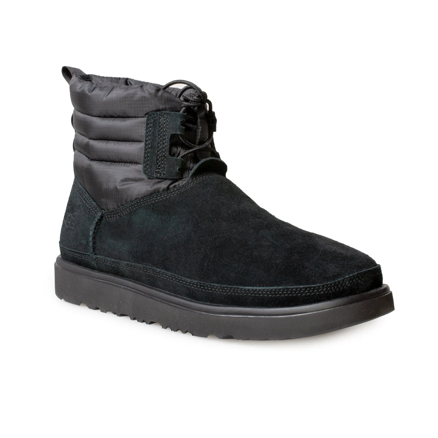 UGG Classic Mini Lace Up Weather Black Boots - Men's