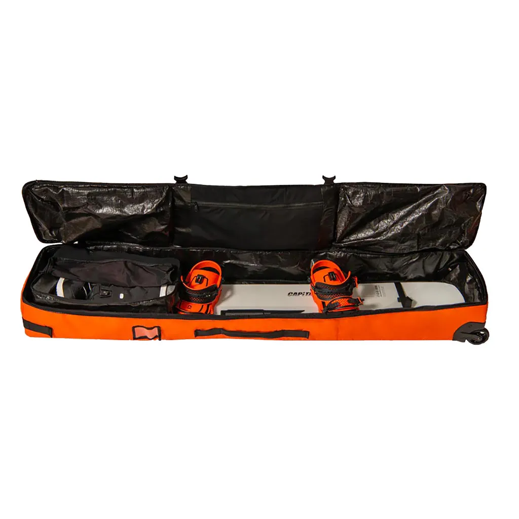 Union Wheeled Board Bag - Orange