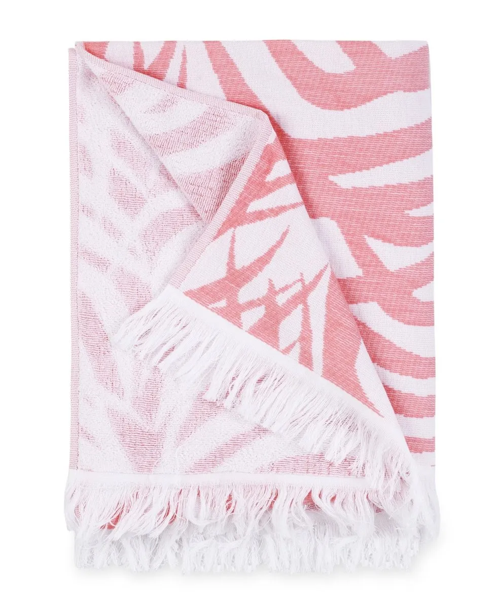 Zebra Palm Beach Towel by Matouk | Schumacher