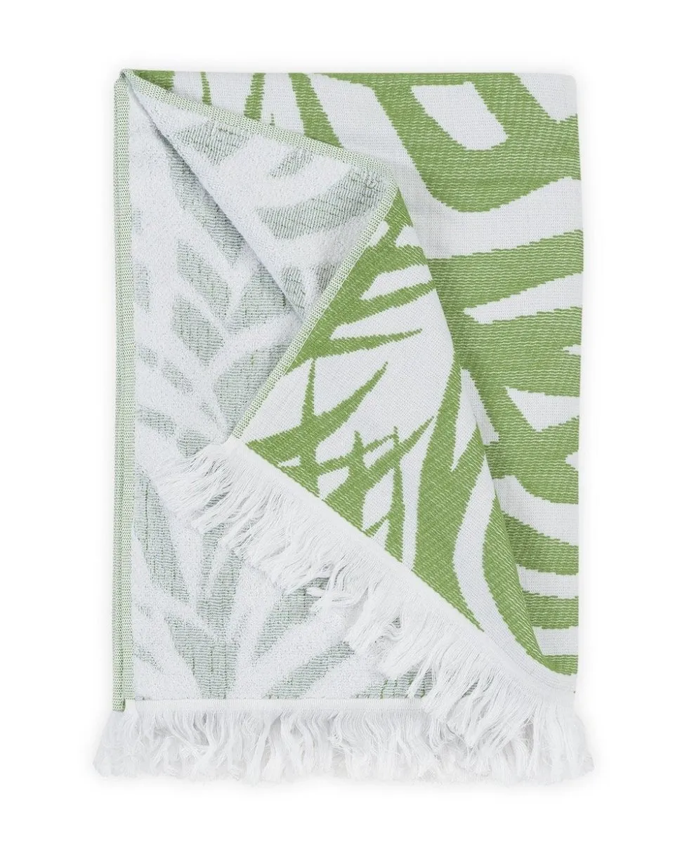 Zebra Palm Beach Towel by Matouk | Schumacher